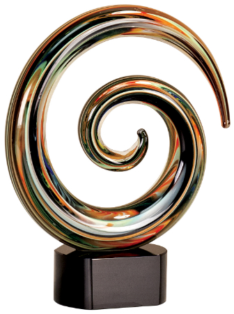 Swirl Art Glass Award